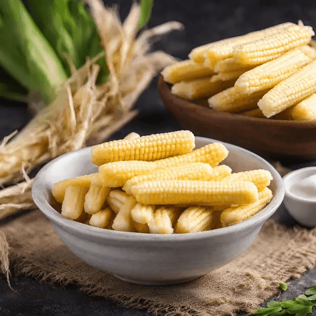 Organic Frozen Baby Corns
